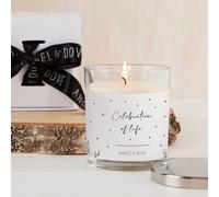 ANGEL & DOVE 'Celebration of Life' Gift Boxed Remembrance Candle with Silver Lid