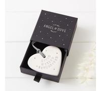 ANGEL & DOVE 'Loved, Missed, Remembered' Ceramic Heart Sympathy Gift