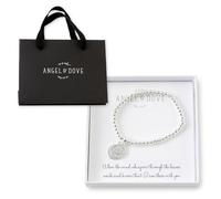 ANGEL & DOVE Silver Memory Tree Bracelet Sympathy Gift with Bag & Card