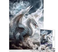 Angel Dragon in The Clouds Puzzles for Teenagers 1000 Piece Secret Santa Gifts Difficult Challenge Educational Toy for Ages 14 And over (38x52cm)