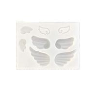 Angel Evil Wings Pendant Resin Casting Mold Silicone Mold Jewelry Making Tools Craft