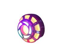 Angel Eye Kit 1pcs Car Motorcycle Headlight LED Angel Devil Eyes Projector Lens High/Low Beam Strobe Spotlight DRL Dual Halo Lamp RGB Angels Eyes Kits(B style)