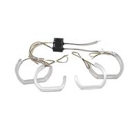 Angel Eye Kit For BMW 7 Series E65 E66 PRE FACELIFT Pre-LCI 745i 2002-2005 DTM For M4 For Style LED Crystal Angel Eyes Rings Kit LED Angels Eyes(Version 2)