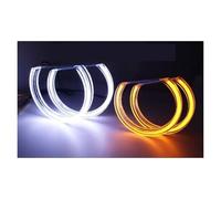 Angel Eye Kit For BMW E36 E46 E38 E39 E60 LED Crystal Angel Eyes Half Moon Style Halo Rings DRL 12V Car Headlight Decorative Light Lamp Halo Ring LED Kits(131x2 146x2 W Y)