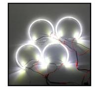 Angel Eye Kit For BMW E38 E36 E39 E46 4pcs Angel Eyes Eye Light LED Ring Projector SMD Car DRL Halo Car Angels Eyes(White)