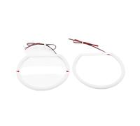 Angel Eye Kit For BMW E46 E36 E38 E39 E90 2026 60/72/80/85/90/95/126mm 140mm 131mm White Circle Light Cotton Angel Eyes Kit Halo Ring LED Kits(131mm semi-circle)