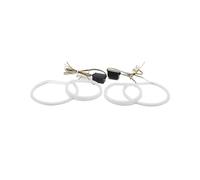 Angel Eye Kit For BMW For X5 E53 Facelift 2004-2006 Bright SMD Cotton Light Switchback LED Angel Eye Ring DRL Kit Accessories RGB Angels Eyes Kits(White and yellow)