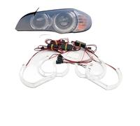 Angel Eye Kit For BMW For X5 E70 X5M For X6 E71 E72 X6M 2008-2014 DTM For M4 For Style Led Angel Eyes Kit Rings Ultra Bright DRL Headlight Angels Eyes(DTM M4 Style)