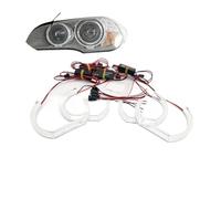 Angel Eye Kit For BMW For X5 E70 X5M For X6 E71 E72 X6M 2008-2014 DTM For M4 For Style Led Angel Eyes Kit Rings Ultra Bright DRL Headlight Angels Eyes(DTM M4 Style.)