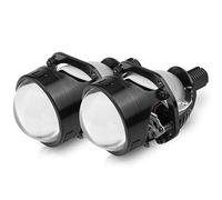 Angel Eyes, Angel Eye Light 1pair 2.5 Inch 80mm LED Halo Angel Eyes Projector Lens High Low Beam Bi LED Lights Fit use for H4 H7 9005 HB3 9006 HB4 Car Headlights Retrofit(Left Hand Drive,1x Lens No Ma
