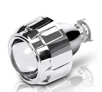 Angel Eyes, Angel Eye Light 1Pc/2pcs 2.5 Inch Mini HID Bi-Xenon Projector Len Sliver Black Shroud H7 H4 Adapter Lamp Fit use for Retrofit Car Headlight Use H1 Xenon Bulb(2pcs Silver Shroud)