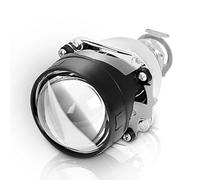 Angel Eyes Led Light,Led Angel Eyes 1Pc/2pcs 2.5 Inch Mini HID Bi-Xenon Projector Len Sliver Black Shroud H7 H4 Adapter Lamp Fit use for Retrofit Car Headlight Use H1 Xenon Bulb(2pcs No Shroud)