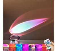 Angel Eyes Projector Lamp with Remote Control Led Galaxy Crystal Projector Aurora Nebula Night Lights Bedroom Bedside Table Atmosphere Sunset Lights