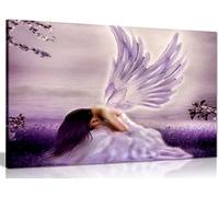 Angel Fantasy Weeping Canvas Wall Art Picture Print (30x20in)