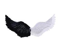 Angel Feather Wings Costume Prop with Elastic Straps Bright Color | Lightweight Role Play Wings for Halloween Christmas Stage Performance Photography Cosplay