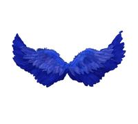 Angel Feather Wings Costume Prop with Elastic Straps Bright Color | Lightweight Role Play Wings for Halloween Christmas Stage Performance Photography Cosplay