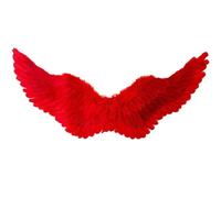 Angel Feather Wings Red Fairy Wings Dress Up Photo Props for Christmas Halloween Carnival Party Cosplay Costume