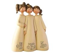 Angel Figurine Ornament,Angel Figurine of Friendship Forever,Guardian Angel Sculpture,Three Angel Sisters Figurine,Home Decorative Gift to Show Friendship, Blessing,Gift for Christams