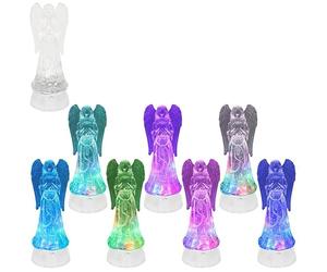 Angel Figurine Praying Light Ornament Colour Changing LED Christmas Light Decor Gift