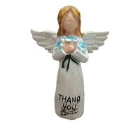 Angel Figurines,Creative Angels of Thank You Figurines | Angel Statues and Figurines, Collectible Figurines, Desk Ornament for Mantel Mantels