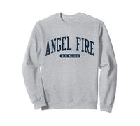 Angel Fire New Mexico NM College University Style Blue Sweatshirt
