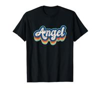 Angel First Name Girl Vintage Style 70s 80s Personalized Value Graphic T-Shirt
