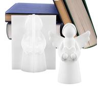 Angel Form,Silicone Plaster Mold | Plaster Mold for Christmas Decorations | For Concrete Art Teachers, Craft Enthusiasts, Jewelry Makers, Designers and Crafts