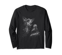 Angel Gabriel and Virgin Mary Annunciation Scene Long Sleeve T-Shirt