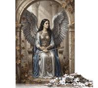 Angel Gabriel White Robe Jigsaw Puzzle 1000 Pieces, Family Game