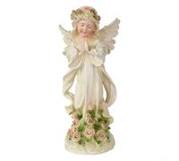 Angel Garden Statue,Resin Angel Ornament Figurines Winter Ornament Halloween Fairy For Garden Outdoor Space