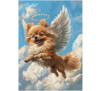Angel German Spitz Jigsaw Puzzle 1000 Pieces for Adults - Pet Memorial to your Beloved German Spitz
