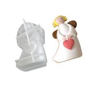 Angel Girl Shape Mold Silicone Texture Handmade Perfect for Crafting Figurines Decorations and Gift Making Flexible Mold