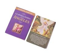 Angel Guidance Oracle Cards Deck, 44 Cards Spiritual Tarot Set, Daily Message Reading Card, Beginner Friendly Divination Deck, Professional Insight Guidance Card, Meditation Self Reflection Use