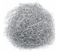 Angel Hair - Curly Tinsel Approx. 15 g - for Christmas & Advent as Decoration (Silver)