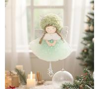 Angel Hanging Ornament, Angel Doll Pendants, Christmas Plush Ornaments Plush AngelOrnaments, Christmas Tree Ornaments for Xmas Holiday Party Home, Birthday,Wedding,Valentine's Day Decoration