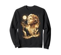 Angel Howling at the Moon Meme Christianity Faith Sweatshirt