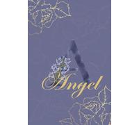 Angel Journal: Monogram A Personalized Floral Notebook for Women Decorative Purple and Gold Monogram Journal, Cute Aesthetic Notebook, Personalized Diary and Birthday Gift for Women Named Angel