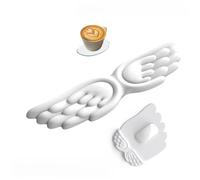 Angel Keyboard Wrist Rest Set, Ergonomic Keyboard Wrist Rest and Mouse Pad with Wrist Supports,Waterproof & Non-Slip, Pain Relief Comfort Typing for Office Gaming (White,Size B)