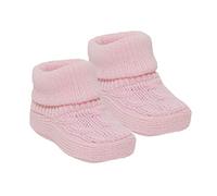 Angel Kid Baby Boys Girls Bootees 1 Pair Knitted Plain Booties NB-3 Months Approx S403