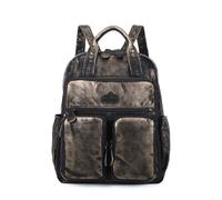 Angel Kiss Backpack Purse for Women Soft Washed Leather Multi Pocket Casual Travel Backpacks…, 145bronze, 13.75 x 6.28 x 15.88 inches, Retro Backpack Purse