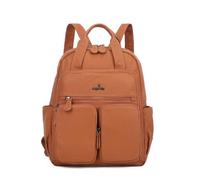 Angel Kiss Backpack Purse for Women Soft Washed Leather Multi Pocket Casual Travel Backpacks…, 173brown, Fashion Backpack Purses