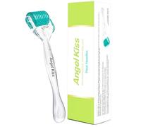 Angel Kiss Derma Roller 1.0mm Real Needle - 192 Stainless Steel Microneedling Roller for Face Body Scalp | Cosmetic Micro Roller for Men & Women Home Use | Beard Roller for Men