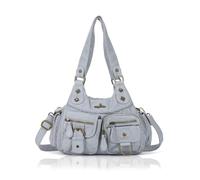 Angel Kiss Handbag Women's PU Leather Shoulder Bag Hobo Medium Tote Bag Elegant Shoulder Bag Crossbody Waterproof Shopper with Zip Many Compartments for Everyday, Office, School