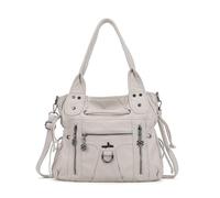 Angel Kiss Hobo Bags for Women Fashion Shoulder Bag Ladies Purses and Handbags Roomy Tote Bags Purse with Crossbody Strap, Beige, L