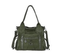 Angel Kiss Hobo Bags for Women Fashion Shoulder Bag Ladies Purses and Handbags Roomy Tote Bags Purse with Crossbody Strap, Green, L