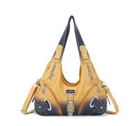 Angel Kiss Hobo Purses and handbags for Women Satchel Handbag Women Purses Large Daily Shoulder Bags, Z4-yellow