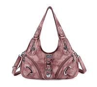 Angel Kiss Hobo Purses and handbags for Women Satchel Handbag Women Purses Large Daily Shoulder Bags, 7028pink