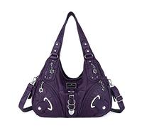 Angel Kiss Hobo Purses and handbags for Women Satchel Handbag Women Purses Large Daily Shoulder Bags purple Size: 15.4 * 4.7 * 12.2