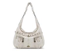 Angel Kiss Purses for Women Large Hobo Shoulder Bags Vagen Leather Multi-Pocket Tote Bag Ladies Designer Handbags with Studs, Beige, L