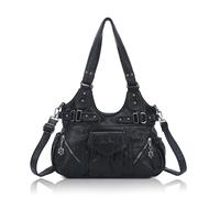 Angel Kiss Purses for Women Large Shoulder Bag Soft Hobo Bags for Women, Black